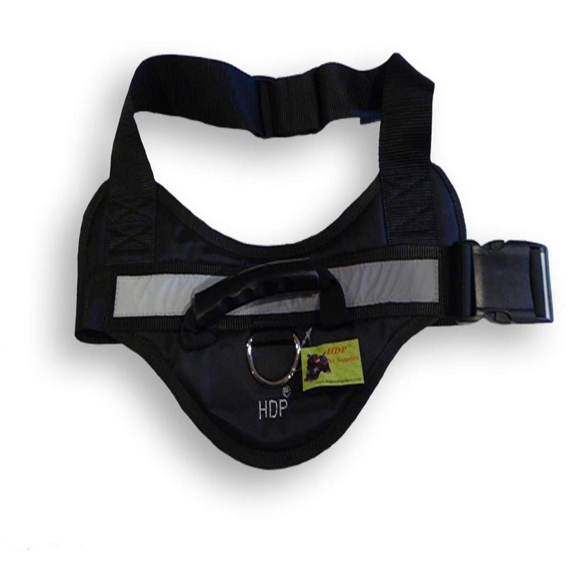 HDP Big Dog Soft No Pull Harness Size:Medium Color:Black - Image 2